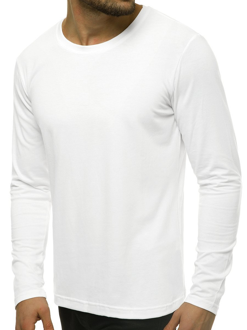 Férfi hosszú ujjú póló Fehér OZONEE JS/CX01