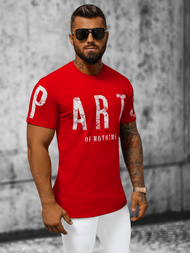 Férfi Póló Piros OZONEE O/1180Z