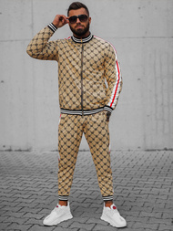 Férfi Melegítő Együttes Bézs-Fekete OZONEE O/12136