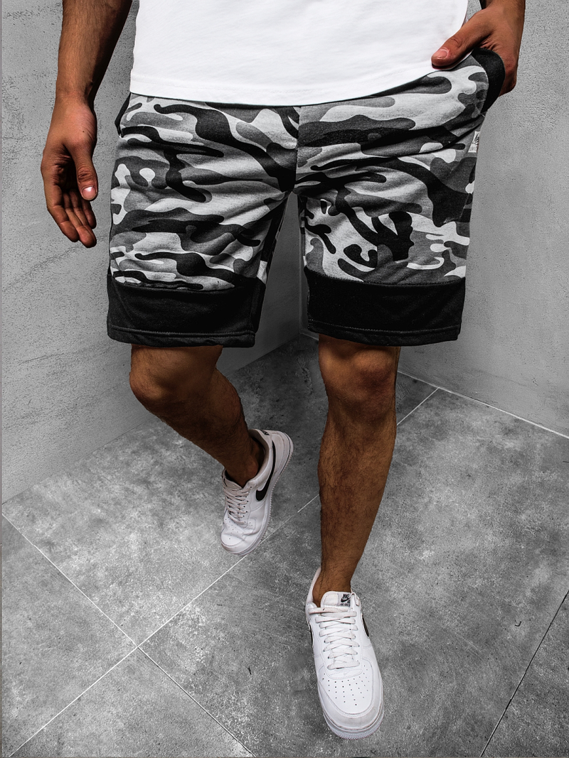 Férfi rövidnadrág Szürke OZONEE JS/KK300156Z