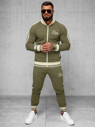 Férfi melegítő együttes khaki OZONEE O/FF5030AB