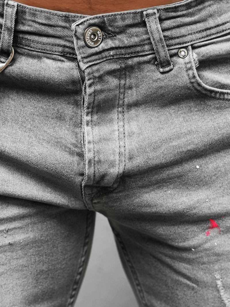 Férfi farmer nadrág Szürke OZONEE O/WE1004