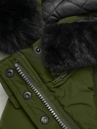 Női téli kabát khaki OZONEE O/W377