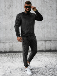 Férfi Melegítő Együttes Fekete OZONEE O/D7516