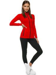 Női Melegítő Felső Piros OZONEE JS/HD151/5
