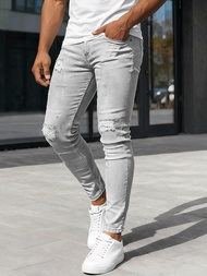 Férfi farmer nadrág szürke OZONEE DO/2822/2