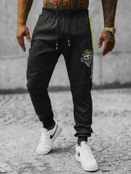 Férfi melegítő nadrág fekete OZONEE JS/K10250Z