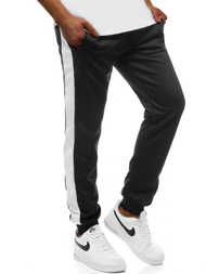 Férfi melegítő nadrág Fekete-fehér OZONEE JS/JZ11003