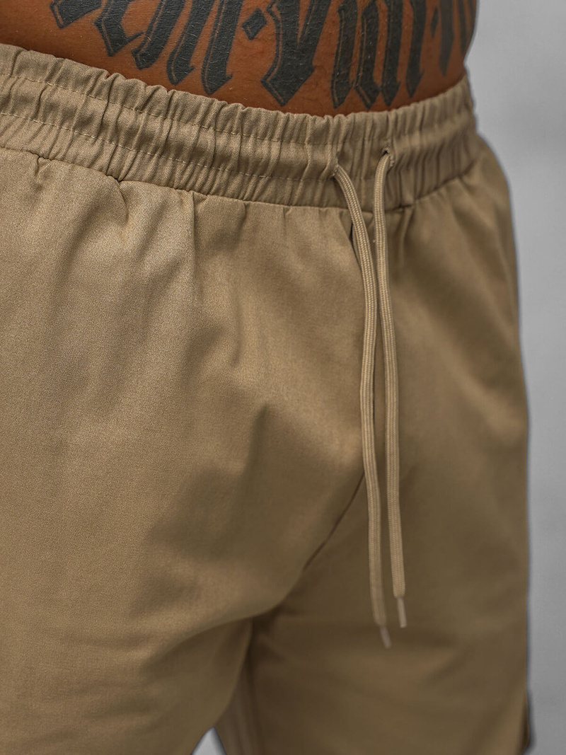 Férfi nadrág jogger camel OZONEE O/G3006Z