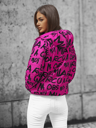 Női kabát megfordítható rózsaszín OZONEE O/H953