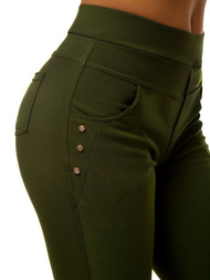 Női leggings Khaki OZONEE JS/1041/A7