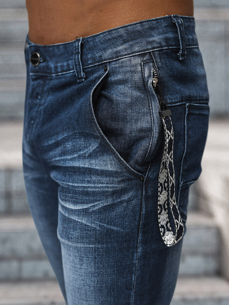 Férfi farmer nadrág sötét-kék OZONEE NB/MP0091BS