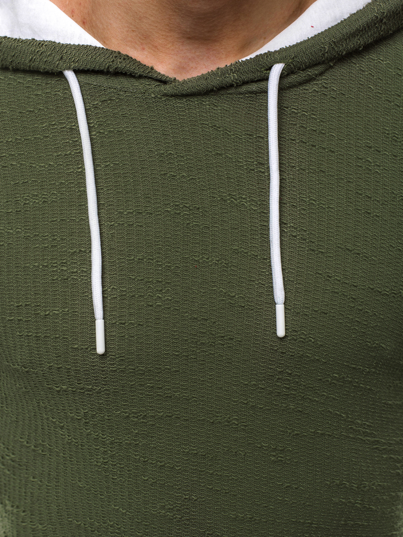 Férfi blúz Sötét-Zöld OZONEE O/1252Z