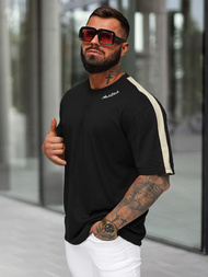 Férfi Póló Fekete OZONEE O/QQ1195