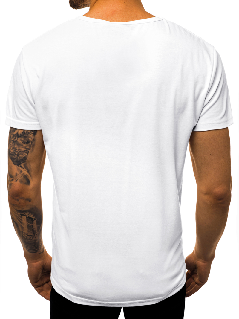 Férfi póló Fehér OZONEE JS/KS1945