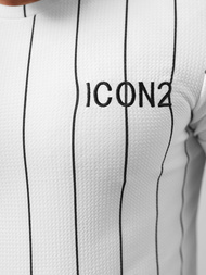 Férfi Póló Fehér OZONEE O/P1116