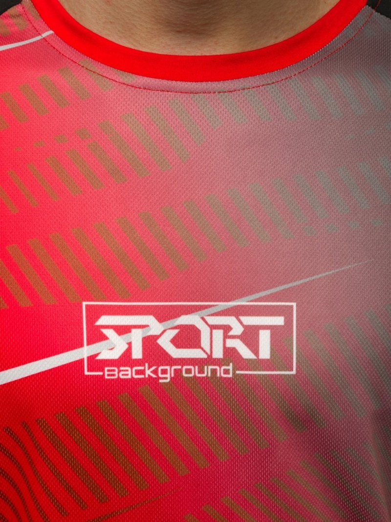 Férfi póló Piros OZONEE JS/KS2060