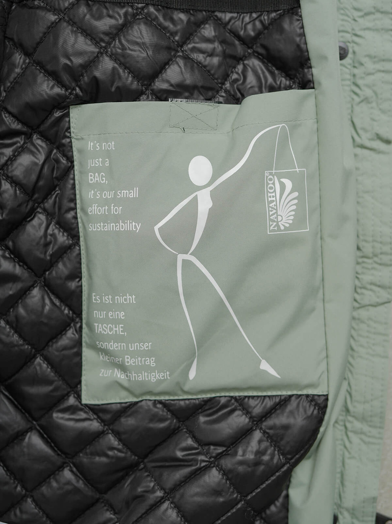 Női téli kabát mentol OZONEE O/W377