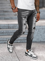 Férfi farmer nadrág fekete OZONEE NB/MP0152N