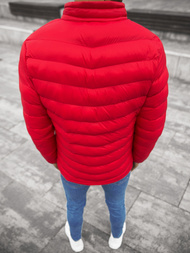 Férfi átmeneti kabát piros OZONEE JB/JP1100Z