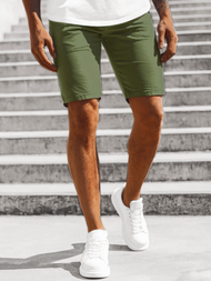 Férfi chino rövidnadrág Khaki OZONEE JB/JP1142
