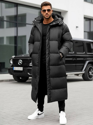 Férfi téli kabát fekete OZONEE O/M3202Z