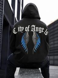 Férfi kapucnis felső fekete OZONEE JS/21B1901/3