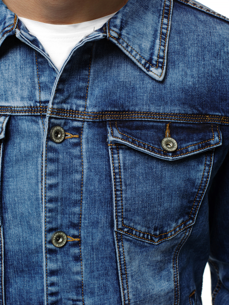 Férfi farmer dzseki kék OZONEE V/19322