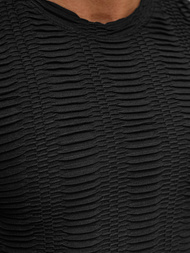 Férfi Póló Fekete OZONEE O/B1147