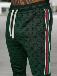 Férfi melegítő együttes zöld OZONEE O/FF5111AB