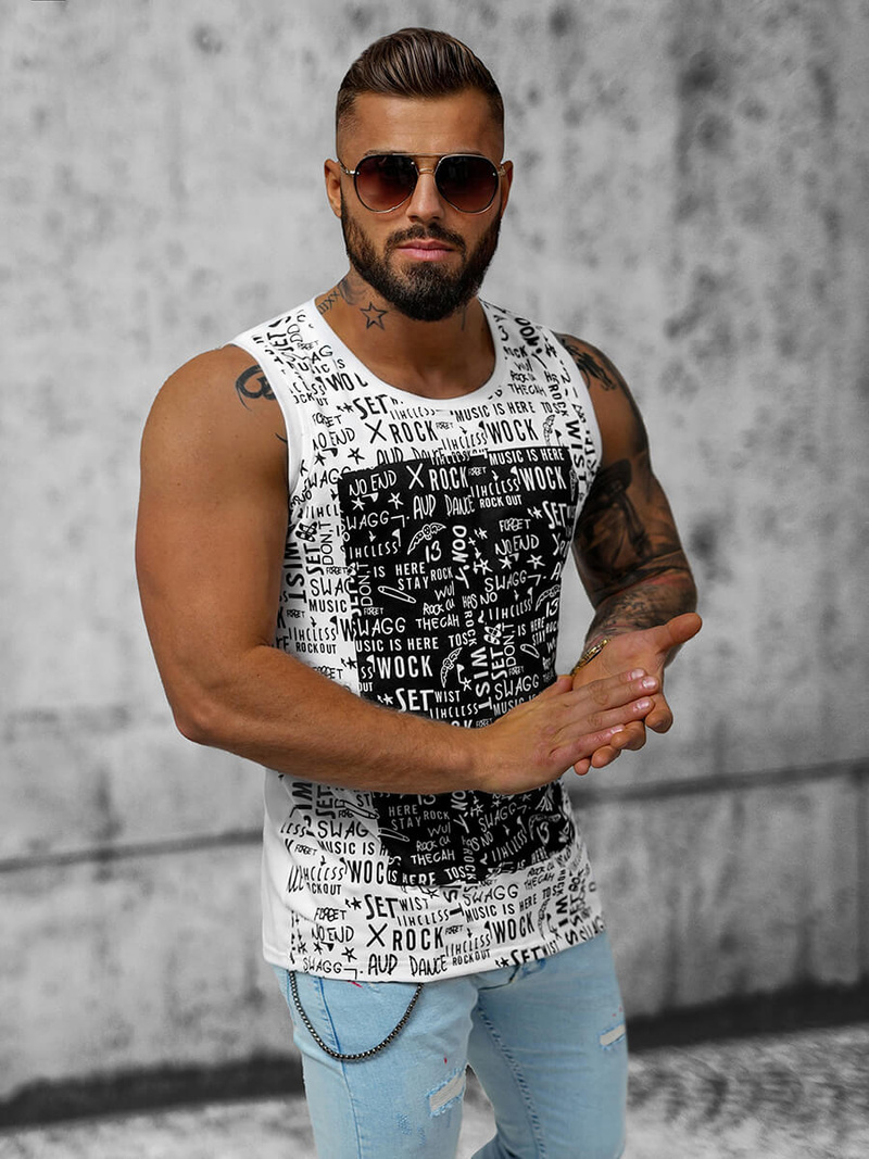 Férfi Atléta Fehér OZONEE O/T103/1