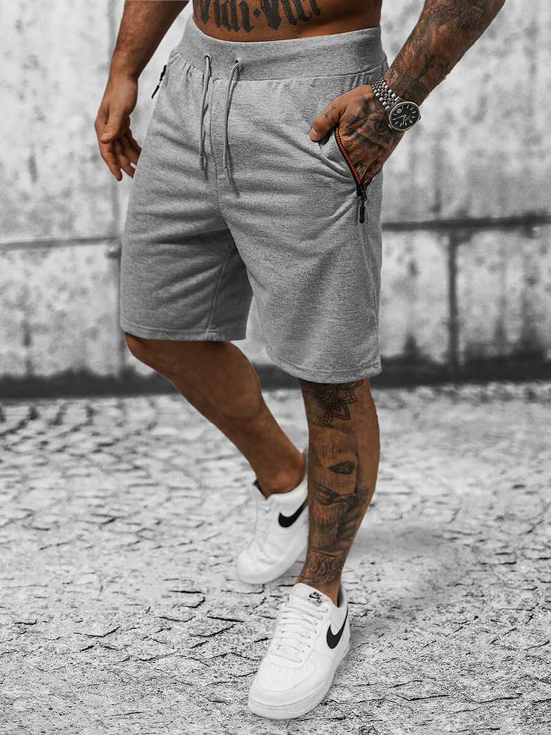 Férfi rövidnadrág Szürke OZONEE JS/8K290