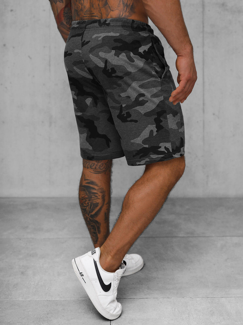 Férfi Rövidnadrág Grafit OZONEE JS/8K283/5