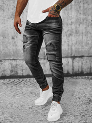 Férfi Nadrág Jogger Fekete OZONEE NB/MP0052/2N