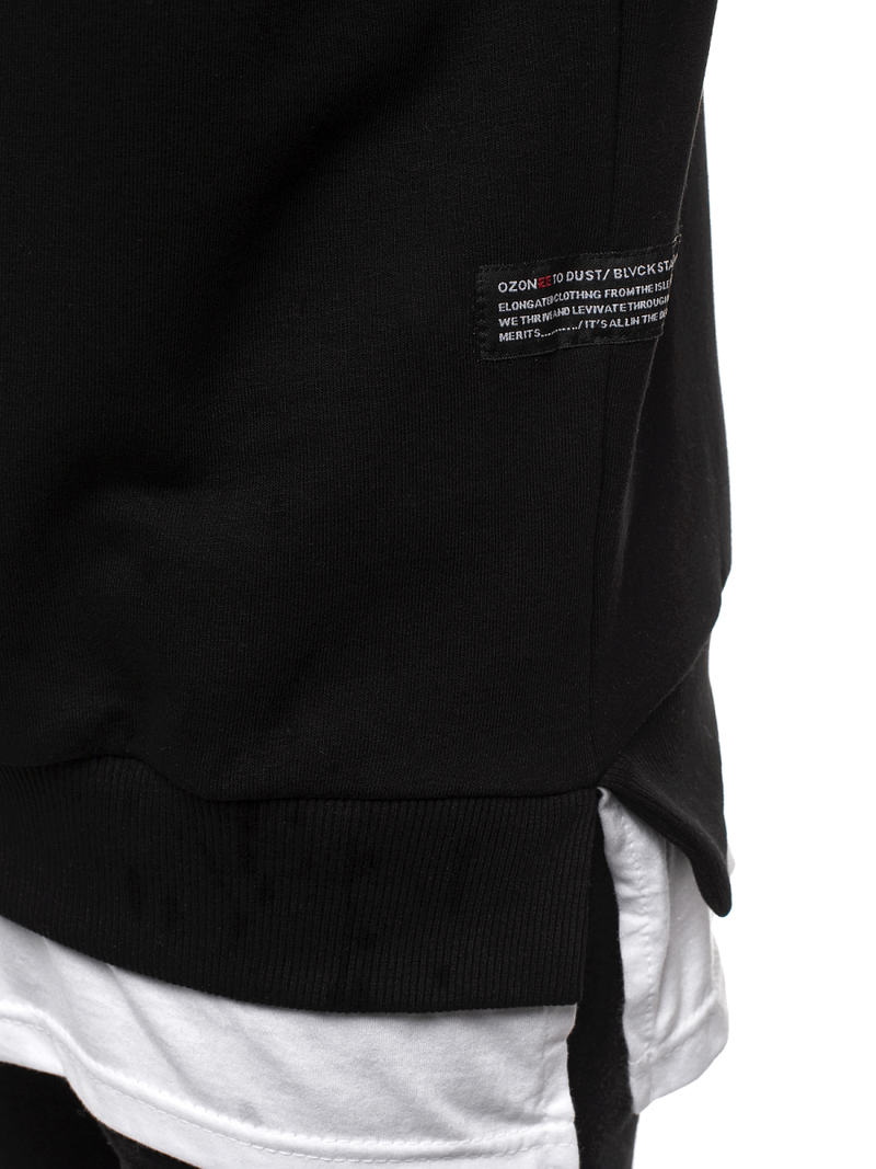 Férfi melegítő felső Fekete OZONEE O/11113