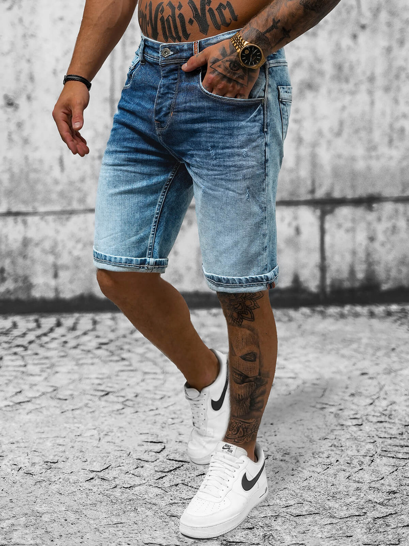 Férfi Rövidnadrág Kék OZONEE O/19300