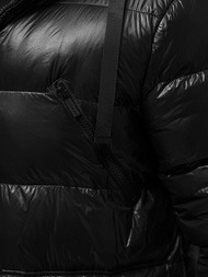 Férfi téli kabát fekete OZONEE O/M3205Z