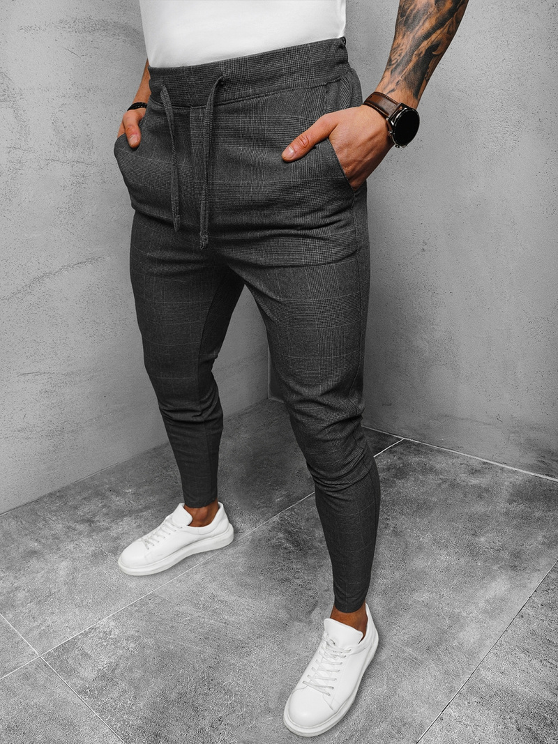 Férfi Chino Nadrág Grafit OZONEE DJ/2280/22