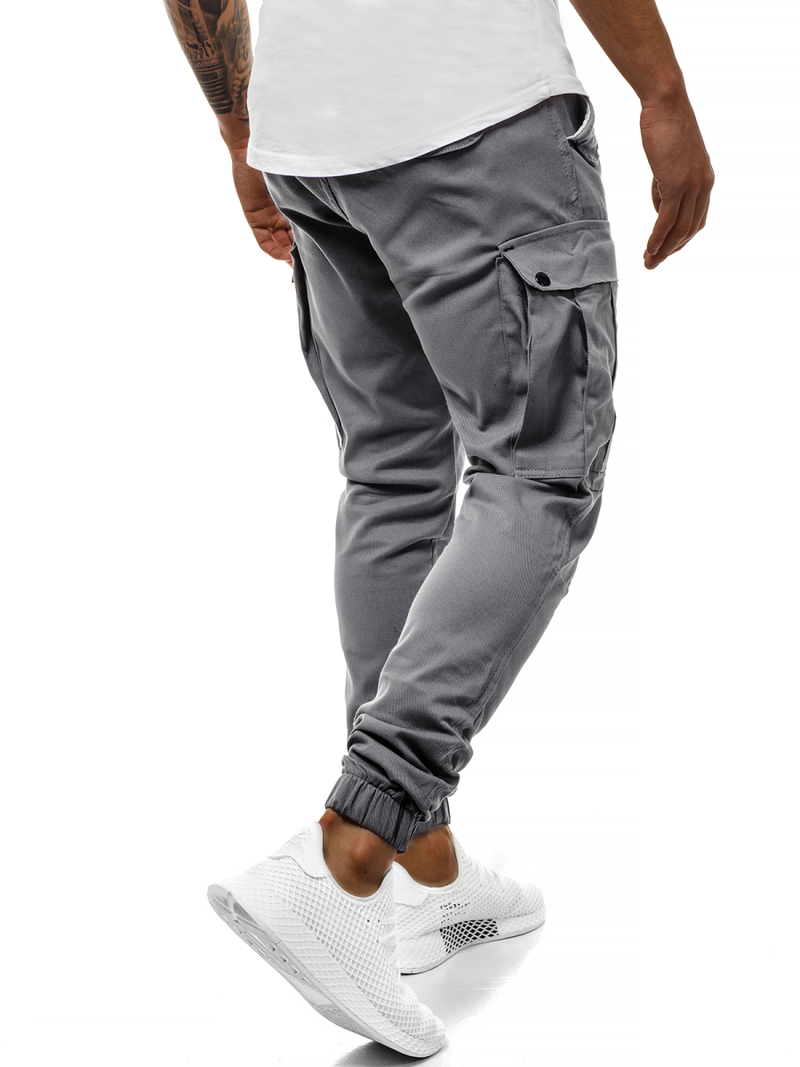 Férfi nadrág jogger Szürke OZONEE A/1005