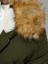 Férfi parka kabát khaki OZONEE JD/390Z