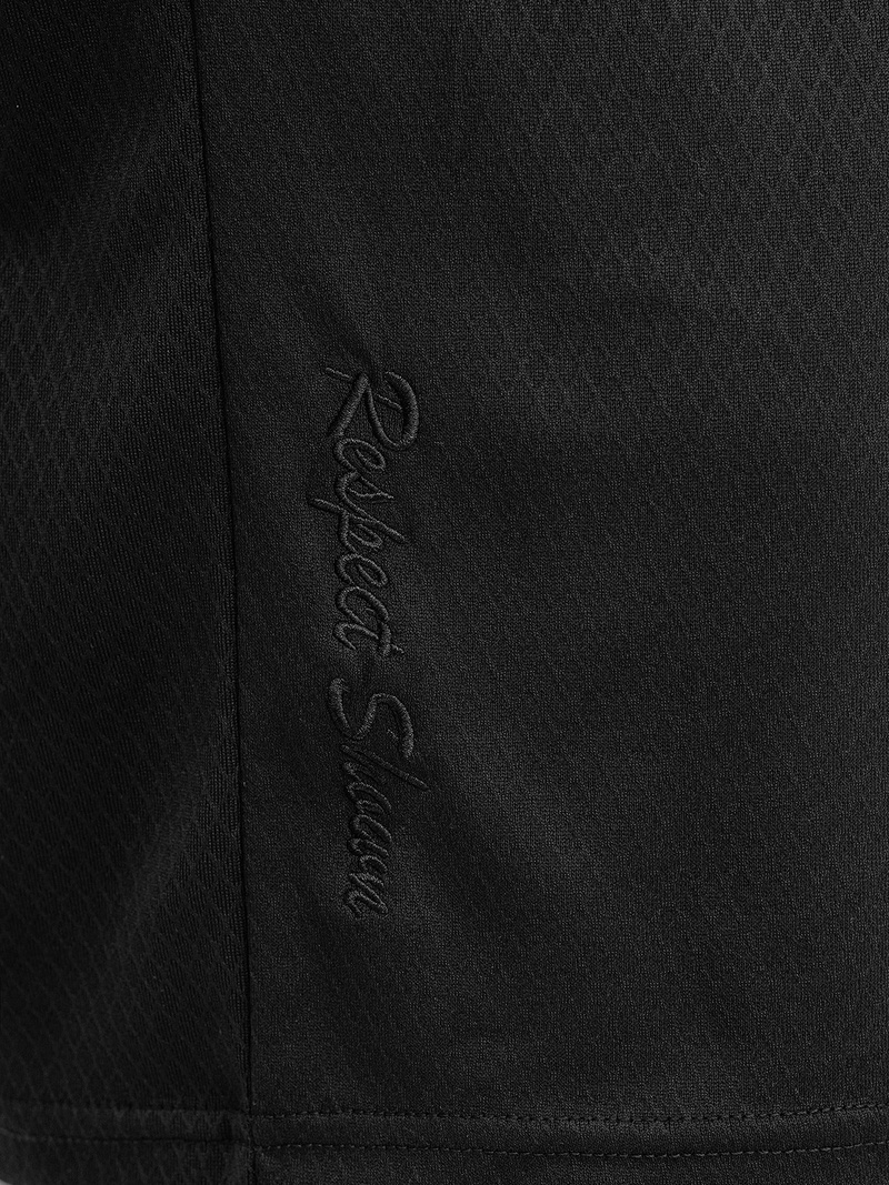 Férfi galléros póló fekete OZONEE O/YN2/575