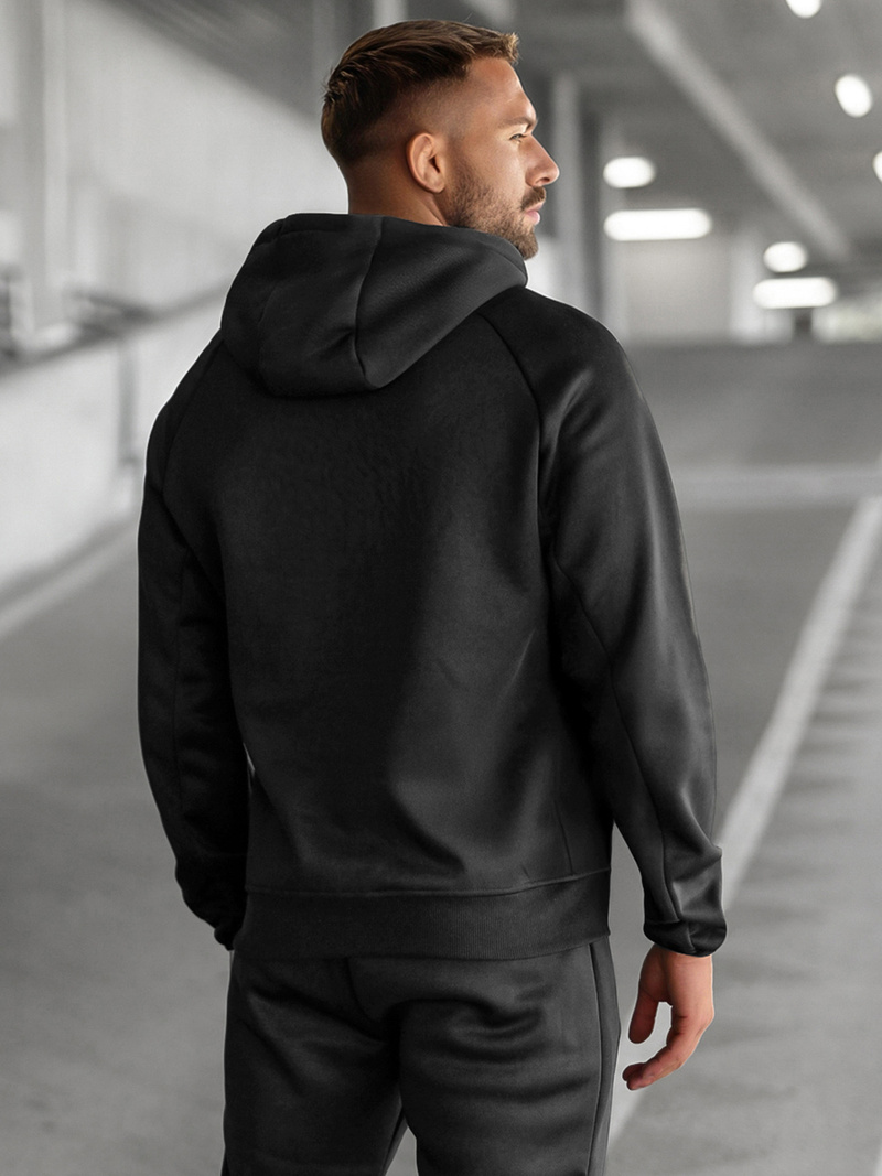 Férfi melegítő együttes fekete OZONEE JS/8C1967/3