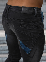 Férfi Farmer Nadrág Fekete OZONEE NB/MP0025NZ