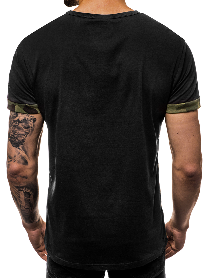 Férfi póló Fekete OZONEE JS/SS10983