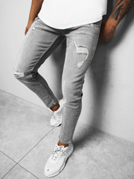 Férfi farmer nadrág Szürke OZONEE O/WE1004