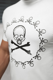 Férfi Póló Fehér OZONEE NB/MT3068