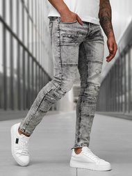 Férfi farmer nadrág grafit OZONEE NB/MP0163NZ