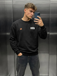 Férfi Melegítő Felső Fekete OZONEE JS/65B3917/3Z