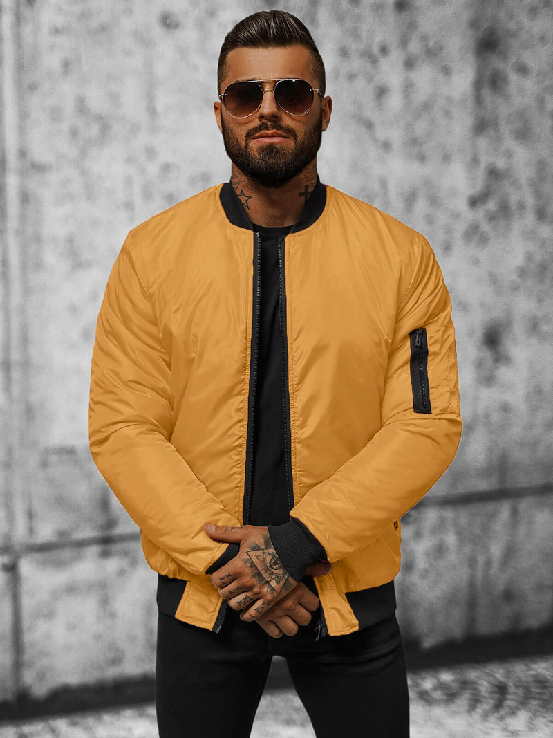 Férfi bomber dzseki camel OZONEE JS/AK95Z