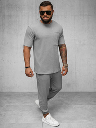 Férfi Póló Szürke OZONEE O/Y960T